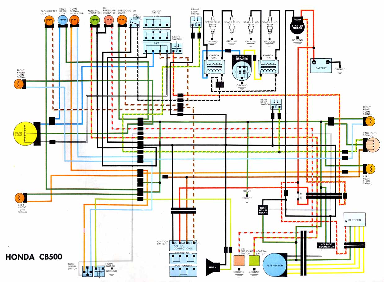 Honda cb400f wiring diagram #2